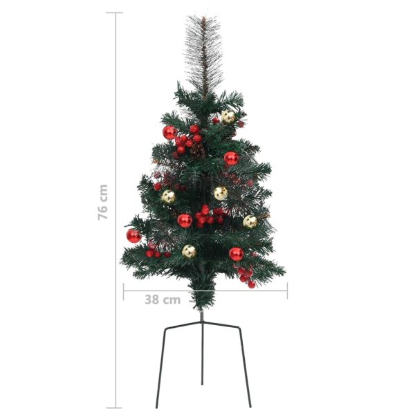 Árvores de Natal artificiais de exterior 2 pcs 76 cm PVC - Image 7