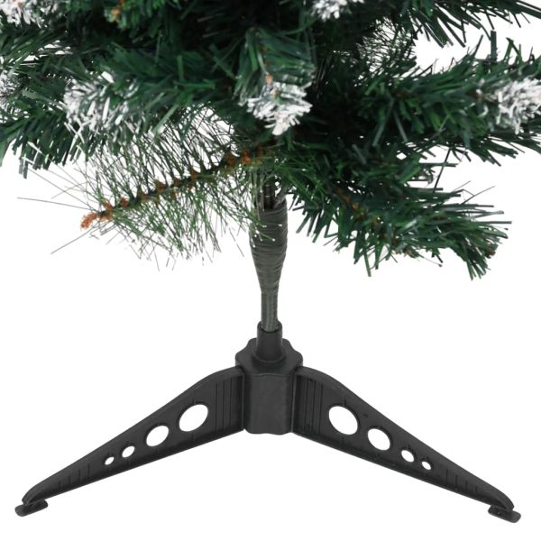 Árvore de Natal artificial c/ suporte 90 cm PVC verde e branco - Image 4