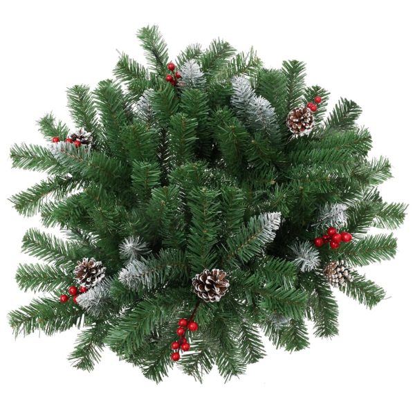 Árvore de Natal artificial de exterior 40 cm PVC verde - Image 4