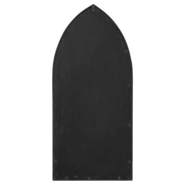 Espelho de jardim p/ uso exterior ferro 100x45 cm preto - Image 4