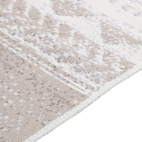 Tapete 120x180 cm algodão bege - Image 5