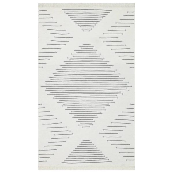 Tapete 120x180 cm algodão cinzento-escuro - Image 2