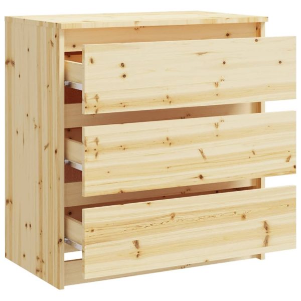 Móveis de apoio 2 pcs 60x36x64 cm madeira de abeto maciça - Image 5