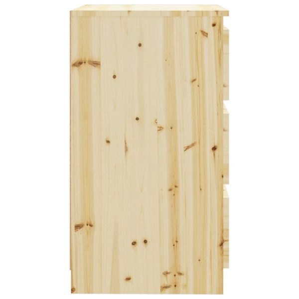 Móveis de apoio 2 pcs 60x36x64 cm madeira de abeto maciça - Image 7
