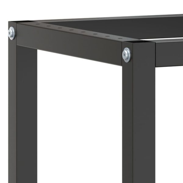 Estrutura p/ bancada 110x50x79 cm metal preto e vermelho mate - Image 6