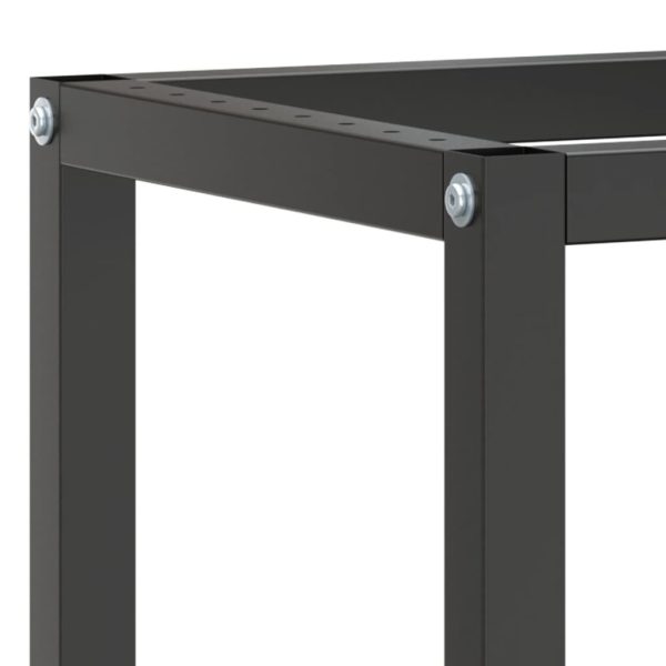 Estrutura p/ bancada 140x50x79 cm metal preto e vermelho mate - Image 6