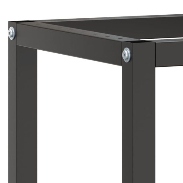 Estrutura p/ bancada 210x50x79 cm metal preto e vermelho mate - Image 6