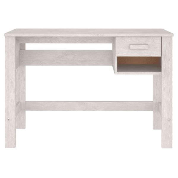 Secretária HAMAR 110x40x75 cm pinho maciço branco - Image 5