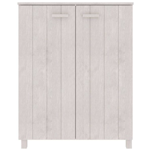 Sapateira HAMAR 85x40x108 cm pinho maciço branco - Image 3