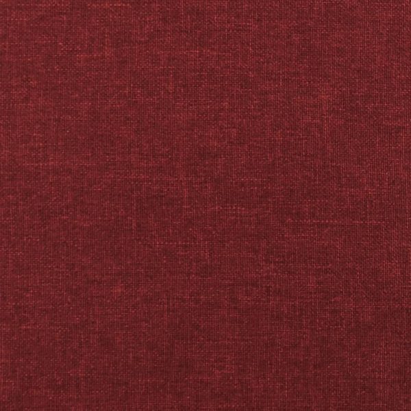 Cadeira de descanso tecido vermelho tinto - Image 7