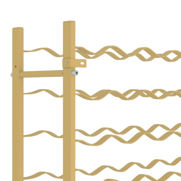 Garrafeira para 36 garrafas metal dourado - Image 7