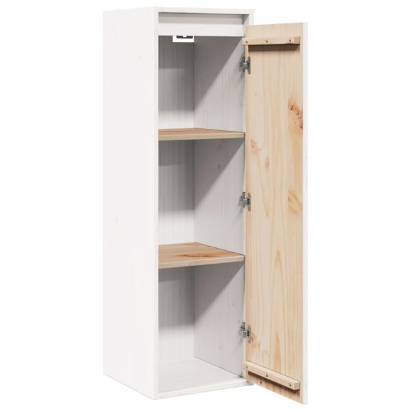 Armários de parede 2 pcs 30x30x100 cm pinho maciço branco - Image 6