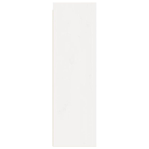 Armários de parede 2 pcs 30x30x100 cm pinho maciço branco - Image 8