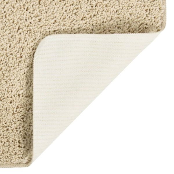 Tapete shaggy 120x170 cm antiderrapante cor creme - Image 3
