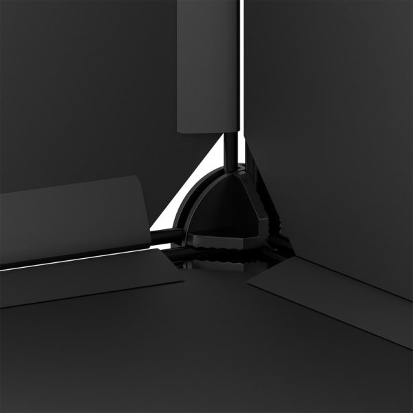Organizador de arrumação com 12 cubos PP preto - Image 7
