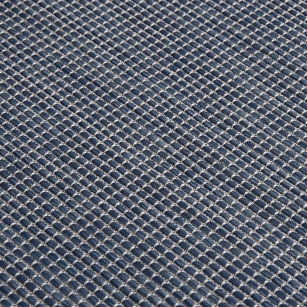 Tapete de tecido plano para exterior 200x280 cm azul - Image 5