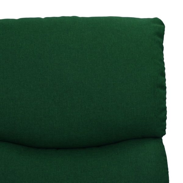 Poltrona reclinável elevatória massagens tecido verde-escuro - Image 8