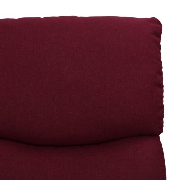 Poltrona reclinável elevatória de massagens tecido roxo - Image 8