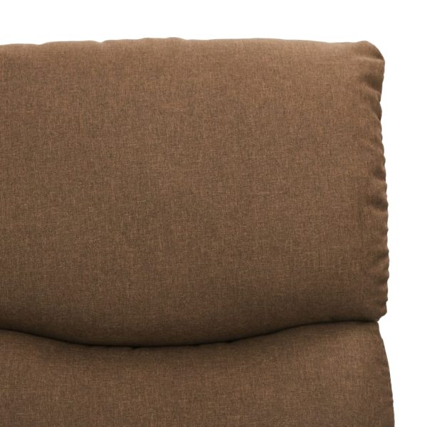 Poltrona reclin. elevatória massagens tecido cinza-acastanhado - Image 8
