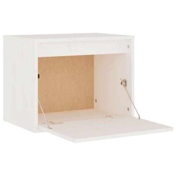 Móveis de TV 3 pcs madeira de pinho maciça branco - Image 6