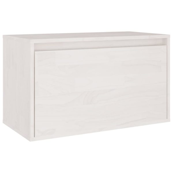 Móveis de TV 3 pcs madeira de pinho maciça branco - Image 5