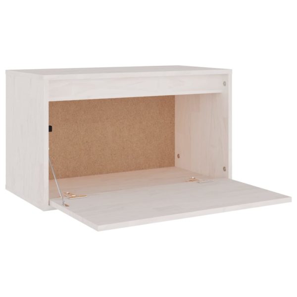 Móveis de TV 3 pcs madeira de pinho maciça branco - Image 6
