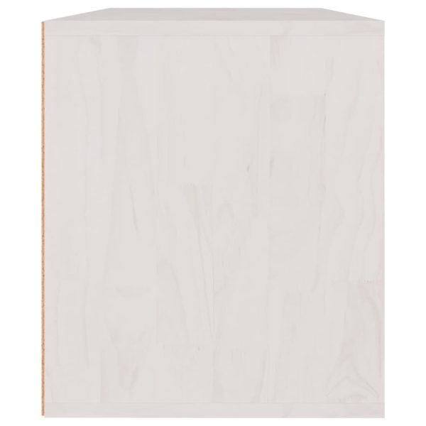 Móveis de TV 3 pcs madeira de pinho maciça branco - Image 8