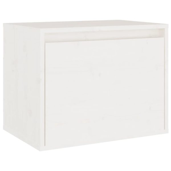 Móveis de TV 6 pcs madeira de pinho maciça branco - Image 7