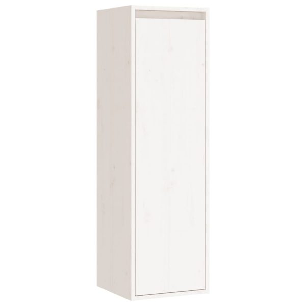 Móveis de TV 5 pcs madeira de pinho maciça branco - Image 7