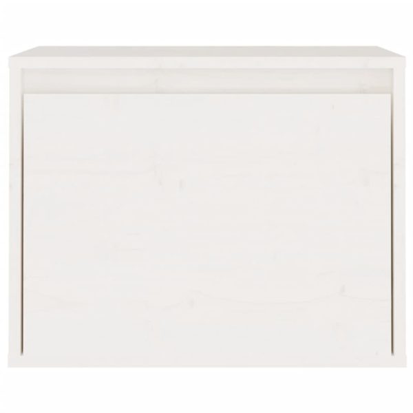 Móveis de TV 7 pcs madeira de pinho maciça branco - Image 7