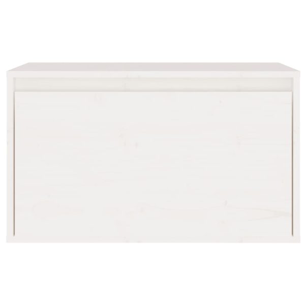 Móveis de TV 7 pcs madeira de pinho maciça branco - Image 9