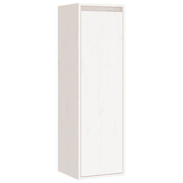 Móveis de TV 4 pcs madeira de pinho maciça branco - Image 7