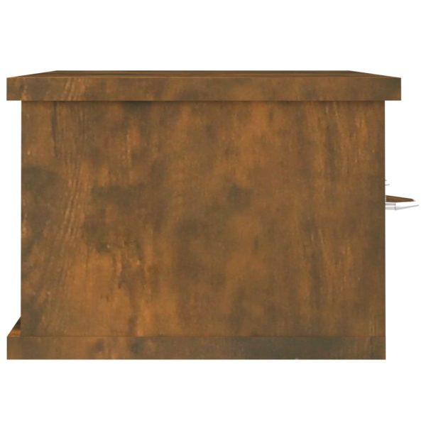 Armário parede 60x26x18,5 cm derivados madeira carvalho fumado - Image 4