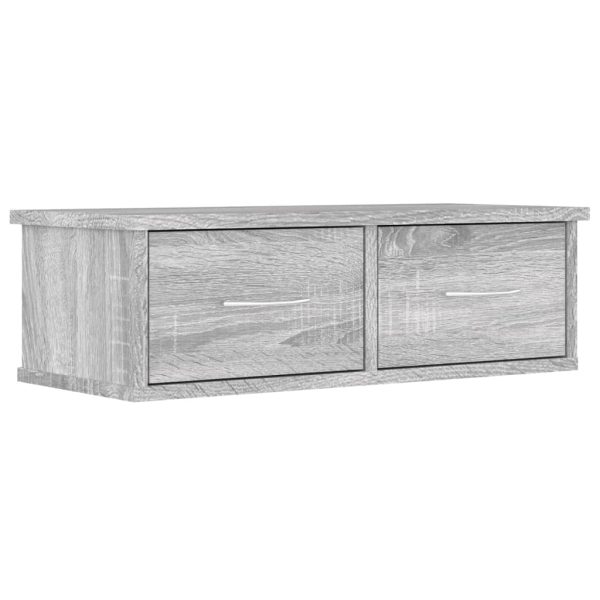 Armário parede 60x26x18,5 cm derivados madeira cinzento sonoma - Image 2