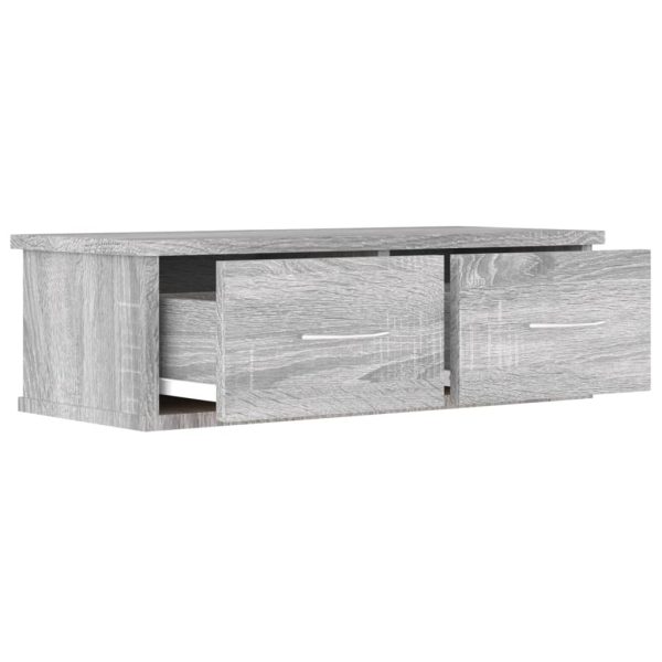 Armário parede 60x26x18,5 cm derivados madeira cinzento sonoma - Image 5