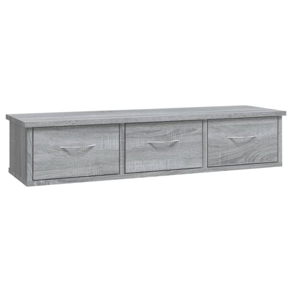 Armário parede 88x26x18,5 cm derivados madeira cinzento sonoma - Image 2