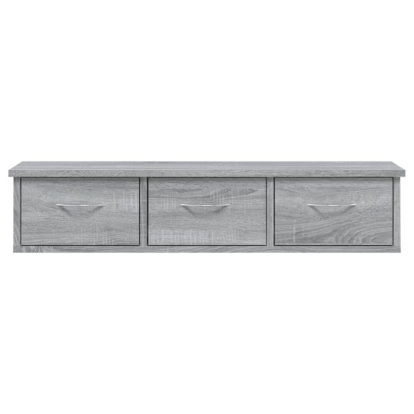 Armário parede 88x26x18,5 cm derivados madeira cinzento sonoma - Image 5