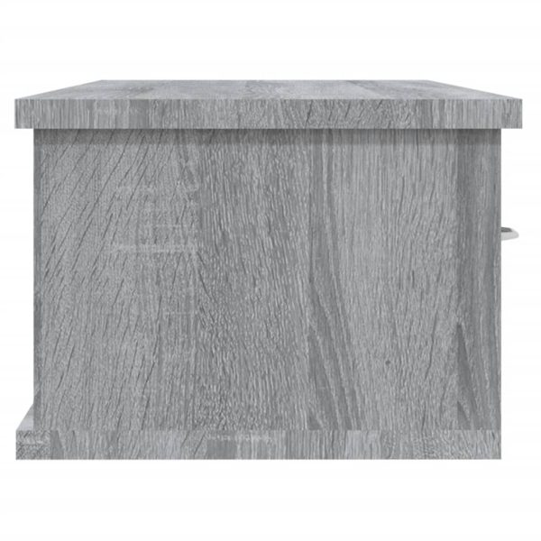 Armário parede 88x26x18,5 cm derivados madeira cinzento sonoma - Image 6