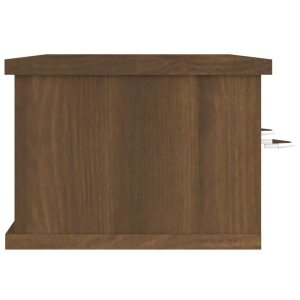 Armário parede 88x26x18,5cm derivados madeira carvalho castanho - Image 4