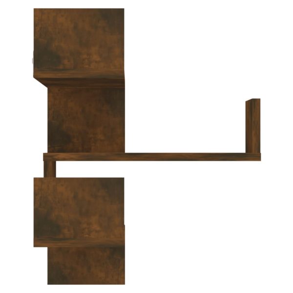 Estante canto 2pcs 40x40x50cm derivados madeira carvalho fumado - Image 4