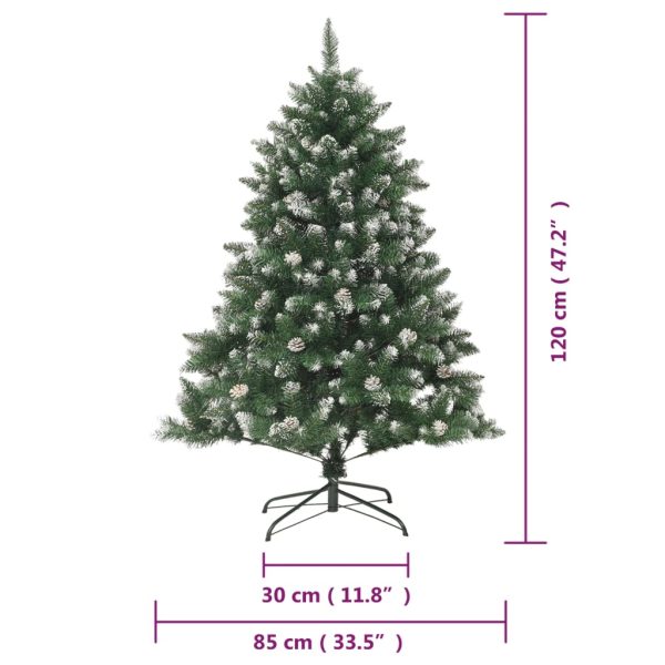 Árvore de Natal artificial com suporte 120 cm PVC - Image 9