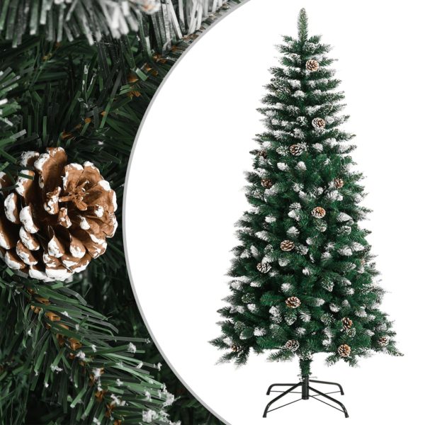 Árvore de Natal artificial com suporte 120 cm PVC verde
