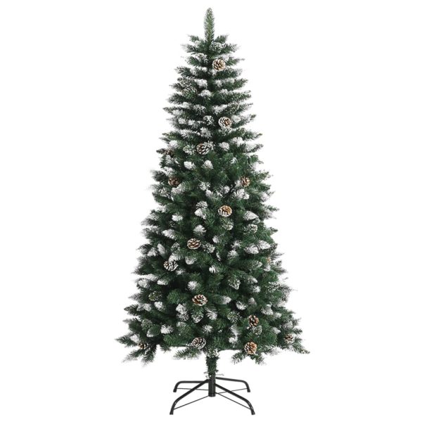 Árvore de Natal artificial com suporte 120 cm PVC verde - Image 2