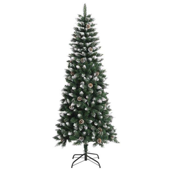 Árvore de Natal artificial com suporte 180 cm PVC verde - Image 2