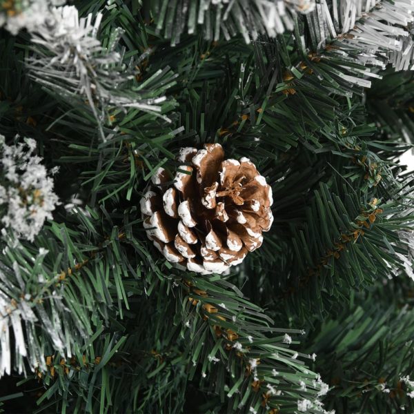 Árvore de Natal artificial com suporte 180 cm PVC verde - Image 6