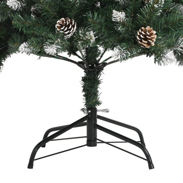 Árvore de Natal artificial com suporte 180 cm PVC verde - Image 7