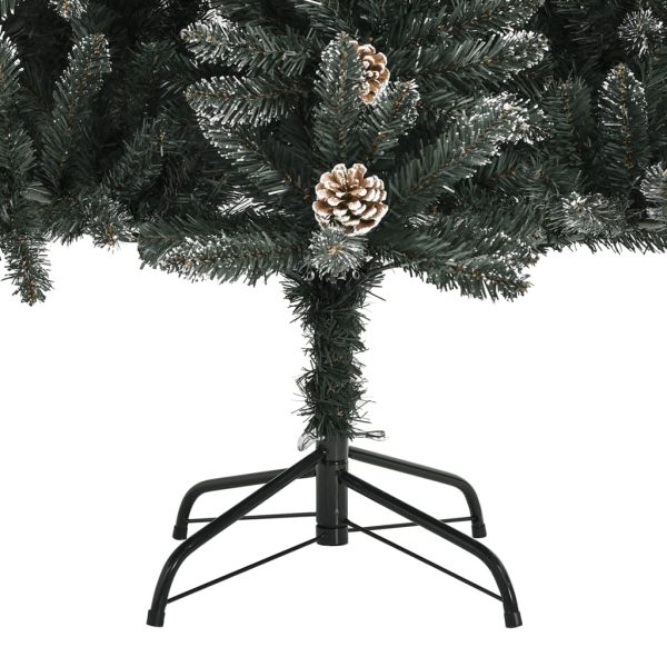 Árvore de Natal artificial com suporte 120 cm PVC verde - Image 7
