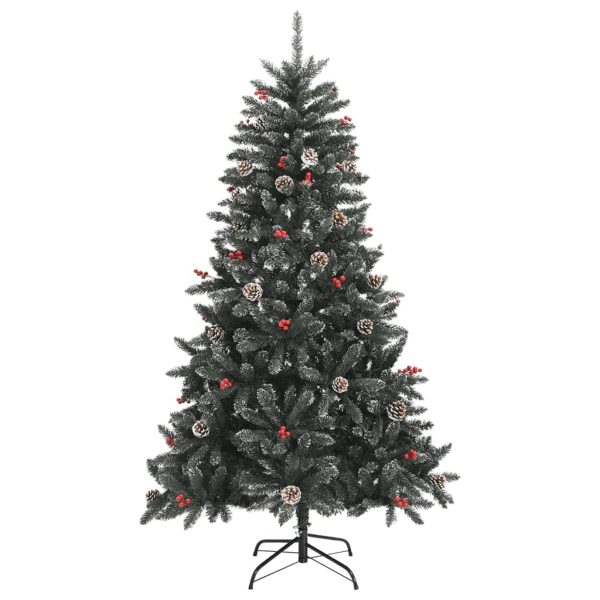 Árvore de Natal artificial com suporte 150 cm PVC verde - Image 2