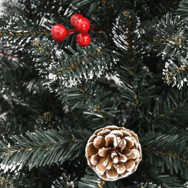 Árvore de Natal artificial com suporte 150 cm PVC verde - Image 6