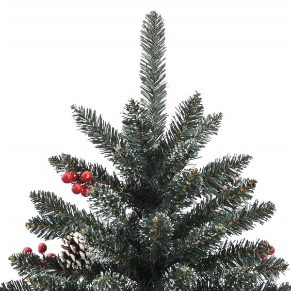 Árvore de Natal artificial com suporte 180 cm PVC verde - Image 5
